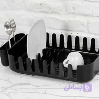جاظرفی یک طبقه پلاستیکی کنتراست مشکی
