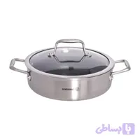 خريد قسطی تابه استیل کرکماز طرح Altima آلتیما لیزری کد 3874 سایز 24