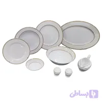 سرویس چینی ۳۰ پارچه برنادو مدل آبانسا طلا
