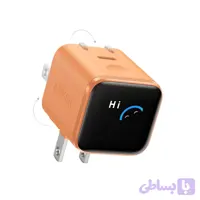 شارژر دیواری فست تک پورت ANKER مدل A121DP31 Nano Charger Foldable 180° 45W نارنجی