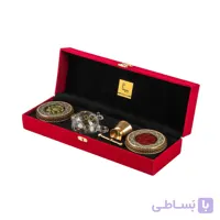پک هدیه قوری دار زعفران و هل بینا