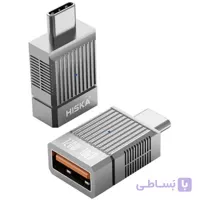 مبدل OTG USB به USB-C هیسکا مدل H6