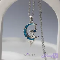 گردنبند پینترستی ماه و پری دریایی + ارسال رایگـــان