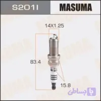 شمع موتور لندکروز prado 150 (j150) ایریدیوم ماسوما Masuma S201i