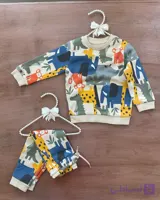 بلوز و شلوار جنس پنبه داخل پشمی اسپرت برند h&m
