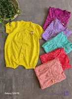 سرهمی نوزادی دخترانه نخ پنبه ۶ماه تا دوسال
