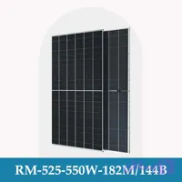 پنل خورشیدی 550 وات مونو کریستال PERC Bifacial