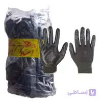 دستکش پارچه ای نخی کف مواد استاد کار