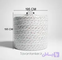مخزن 5000 لیتر عمودی 3 لایه برند طوس فدک