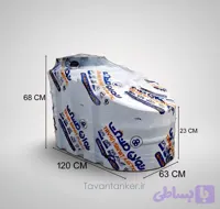 مخزن 350 لیتر زیر پله 3 لایه برند توان صنعت