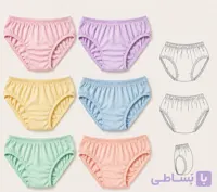الگو شورت زنانه لیفه آزاد ۵ سایزی (۳۶ تا ۵۴) | چاپ اقتصادی و جداگانه
