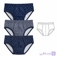 الگو شورت مردانه پادار سایزبندی 5 سایزی