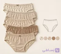 الگو شورت زنانه نیمه لیفه آزاد ۵ سایزی