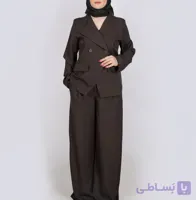 ست کت و شلوار تک یقه