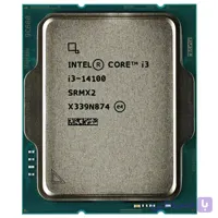 پردازنده CPU اینتل بدون باکس مدل Core i3 14100 Raptor Lake فرکانس 4.7 گیگاهرتز – POLD (تست شده)