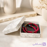 جعبه دستبند و جواهرات مدل پایه کوتاه سنگی