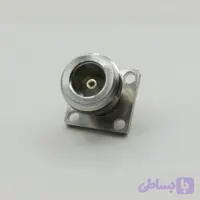 کانکتور N-TYPE مادگی پنلی چهار سوراخ 25×25 بدون تفلون مستقیم