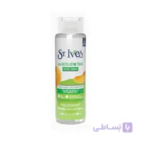 تونر St.Ives حاوی گلیکولیک اسید 5درصد و AHA عصاره زردآلو مناسب پوست مختلط حجم250 میلی لیتر