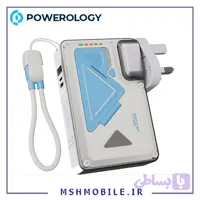 پاور بانک 10000 وایرلس و شارژر دیواری پاورولوژی Powerology PPBCHA80
