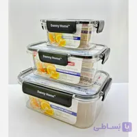 ظرف فریزری آکریلیک سه سایز مکعبی