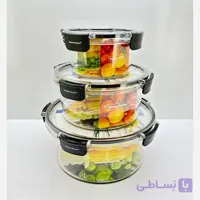 ظرف فریزری آکریلیک سه سایز دایره ایی