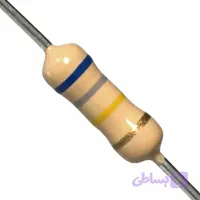 مقاومت 680 کیلو اهم 0.25 وات معمولی