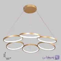 لوستر و آویز شش حلقه