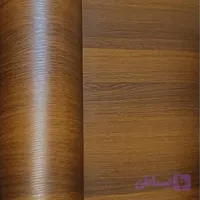 برچسب کابینت و دیواری طرح چوب قهوه‌ای بلوط کد 6227 روکش PVC خودچسب عرض 60 سانت