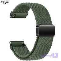 بند بافت سولو مگنتی آمیزفیت gts 3 mini | بند شیک و راحت برای ساعت Amazfit gts 3 miniدر ۴۰ رنگ با قفل مگنتی