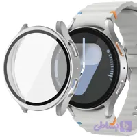 ست بند سیلیکونی + کاور و گلس سامسونگ گلکسی واچ 6 کلاسیک 47 میلی متری Galaxy Watch 6 Classic 47mm | محافظت کامل با استایل متنوع