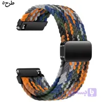 بند بافت سولو مگنتی آمیزفیت gts 2 | بند شیک و راحت برای ساعت Amazfit gts 2 در رنگ با قفل مگنتی