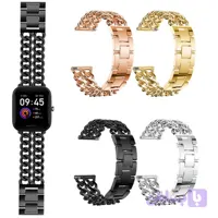 بند فلزی/ استیل ساعت شیائومی Amazfit Bip U استیل Cartier ضد زنگ 5 مهره
