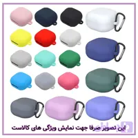 کاور قاب گارد سیلیکون پاک کنی مناسب برای هندزفری بلوتوثی انکر Soundcore Life P2 mini