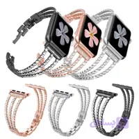 بند اپل واچ زنانه مدل 3Line‑Diamond مناسب اپل واچ سری 10 سایز 46 میلی متر/ Apple Watch Series 10 سایز 46 میلی‌متر