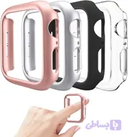 کاور اپل واچ مدل bumper مناسب برای اپل واچ سری SE/1/2/3/4/5/6/7/8/9/2021/2023/ALUMINUM CASE سایز 45 میلی متری