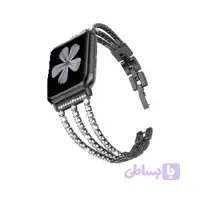 بند اپل واچ زنانه مدل 3Line-Diamond مناسب اپل واچ سری 11 سایز 42 میلی متر Apple Watch seri 11 42mm