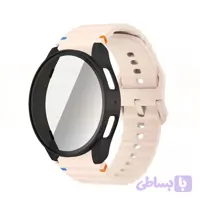 ست بند سیلیکونی + کاور و گلس سامسونگ واچ 4 سایز 44 میلی متری Galaxy Watch 4 44mm