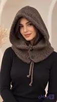 کلاه اسکیمویی بافتنی گرم و مناسب روزهای سرد