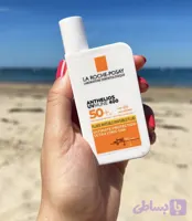 کرم ضد آفتاب فلویید بی رنگ لاروش پوزای با اس پی اف 50+ مدل آنتلیوس یووی مون 400 حجم 50ML