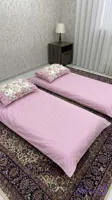 کاور تشک زیپدار دو رو و 2عددروبالشی بغل چین دار گل افتابگردون