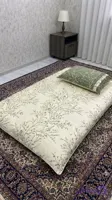 کاور تشک زیپدار و ۲عدد روبالشی چین دار شاخه