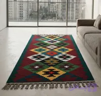 گلیم دستبافت پشمی ریز1 مدل نگار کدA3321
