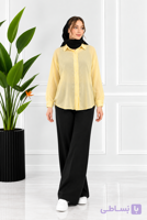 شومیز زنانه شیشه ای کریستال کد605