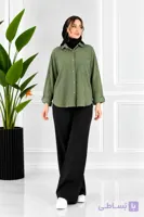 شومیز زنانه باکسی مدل تک جیب کد602