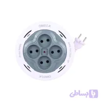 چند راهی 4 خانه امگا R4500 با کابل 5 متری