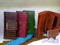 کیف پول چرم گاوی