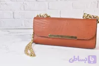 کیف مجلسی زنانه چرم طبیعی روکو – مشکی و عسلی