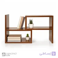 کتابخانه و قفسه رومیزی چوبی دکورین مدل DEC-0014