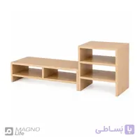نظم دهنده میز و استند مانیتور چوبی دکورین مدل DEC-0012