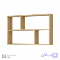 شلف دیواری و قفسه رومیزی چوبی دکورین مدل DEC-0009